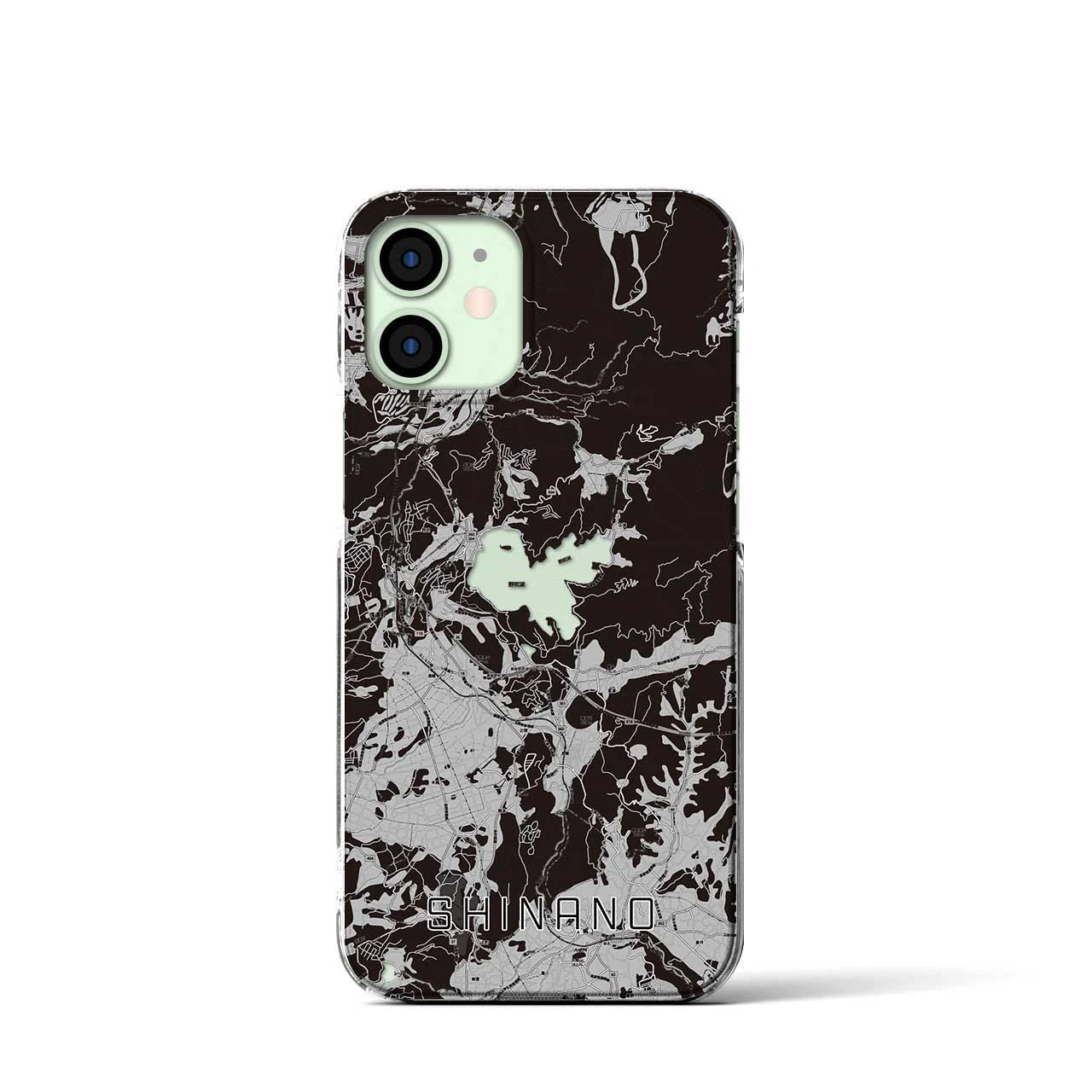 【信濃(長野県)】地図柄iPhoneケース(クリアタイプ)