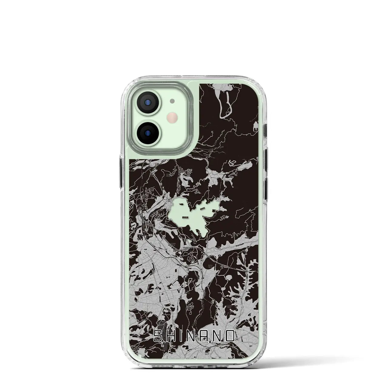 【信濃(長野県)】地図柄iPhoneケース(MagSafeタイプ)