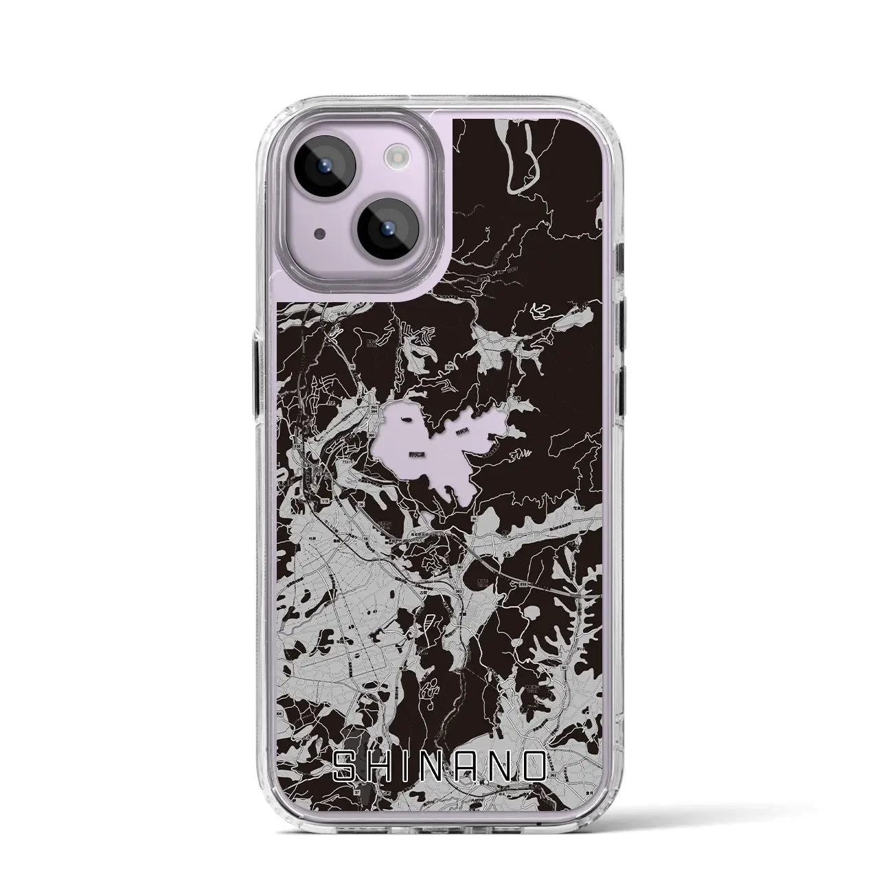 【信濃(長野県)】地図柄iPhoneケース(MagSafeタイプ)
