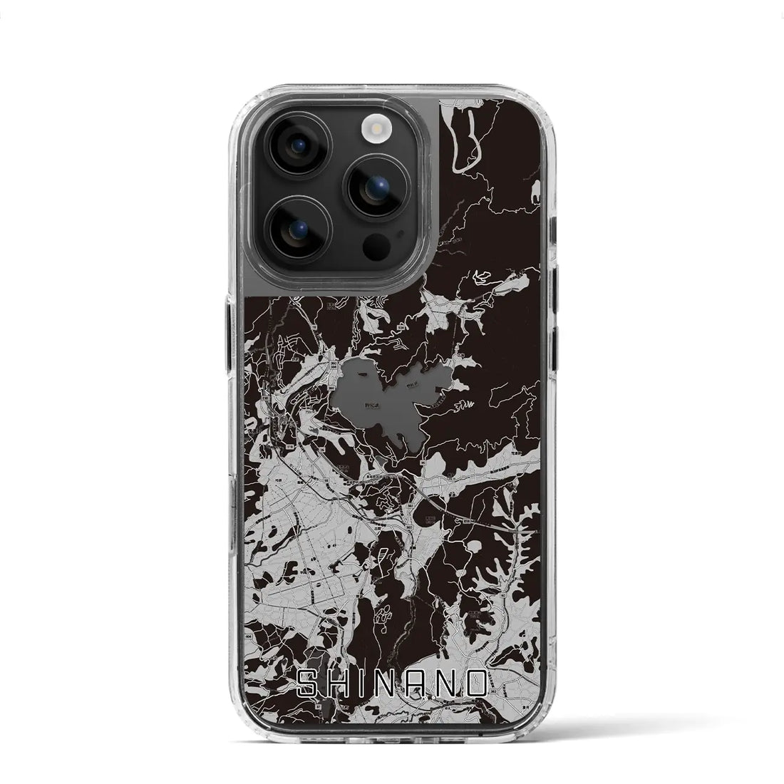 【信濃(長野県)】地図柄iPhoneケース(MagSafeタイプ)