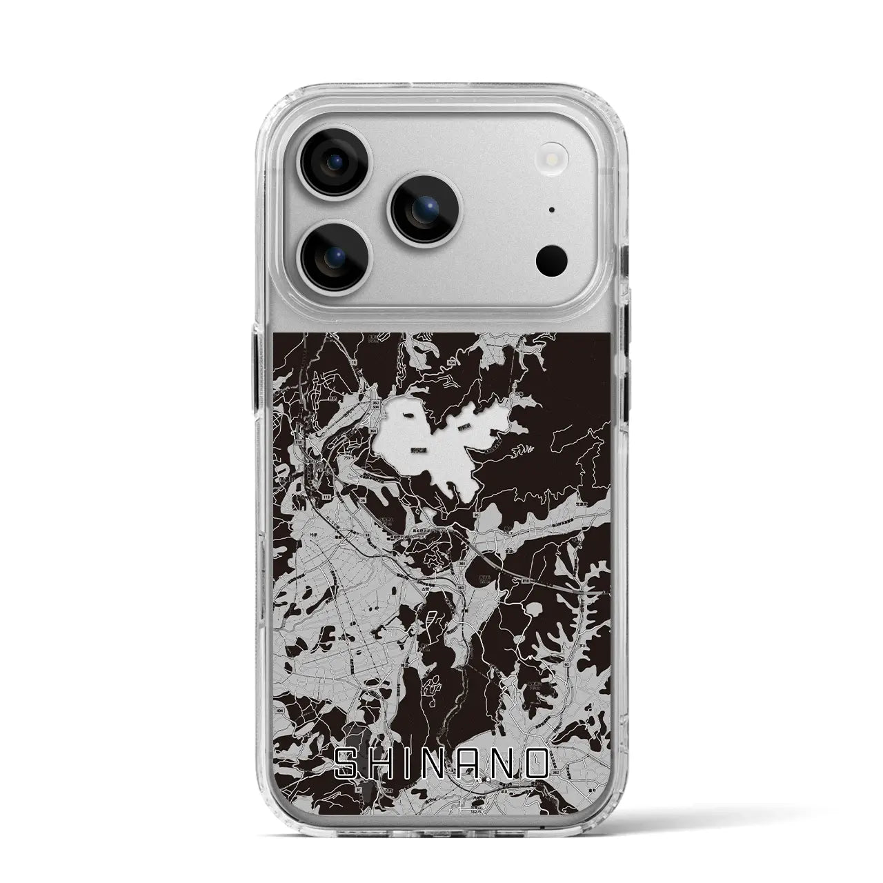 【信濃(長野県)】地図柄iPhoneケース(MagSafeタイプ)