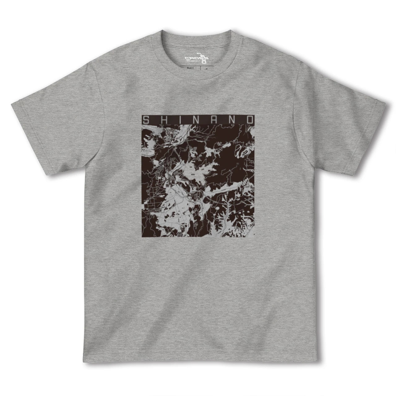 【信濃(長野県)】地図柄ヘビーウェイトTシャツ