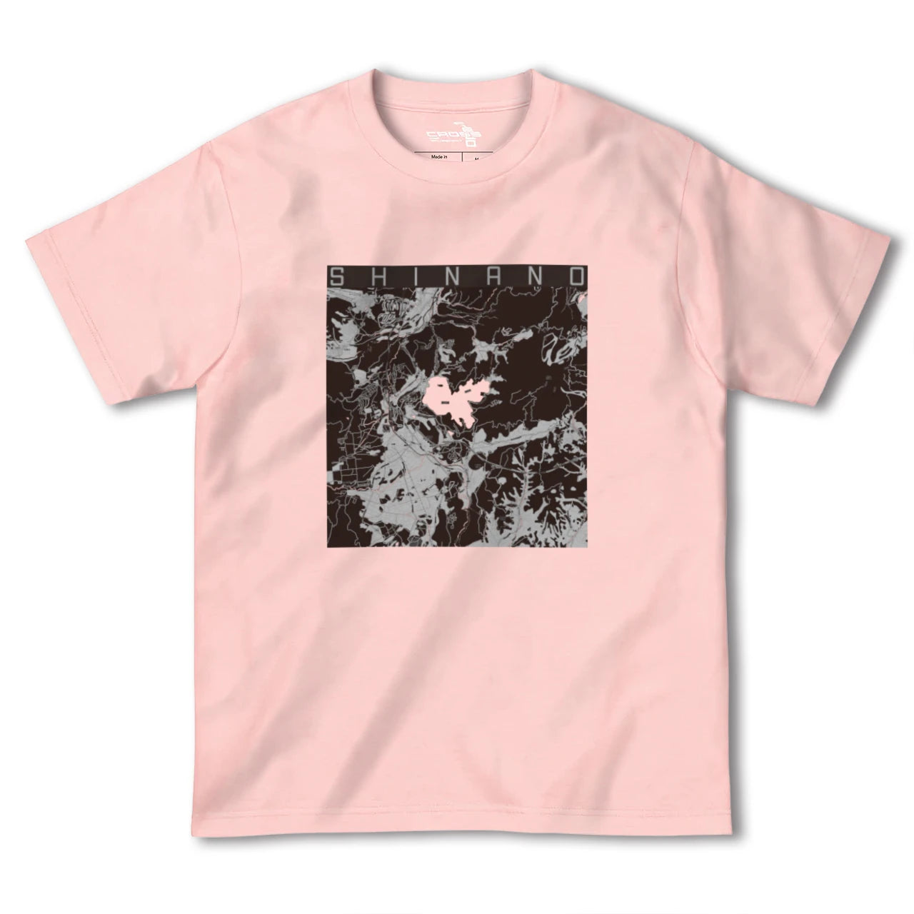 【信濃(長野県)】地図柄ヘビーウェイトTシャツ