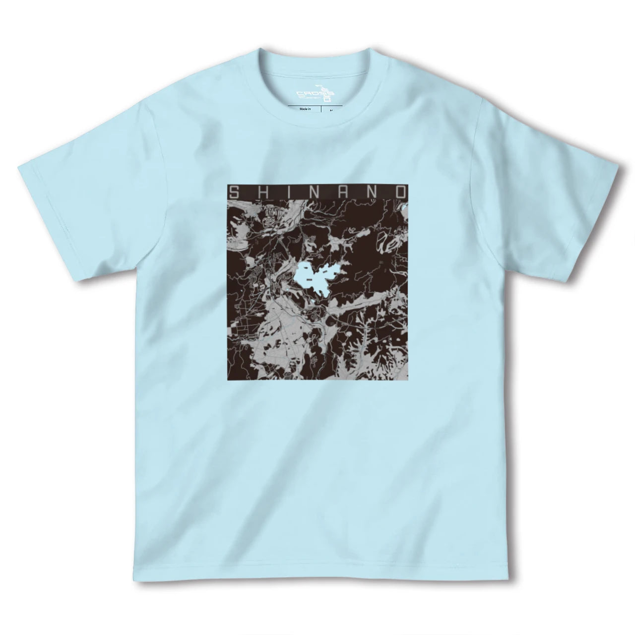 【信濃(長野県)】地図柄ヘビーウェイトTシャツ