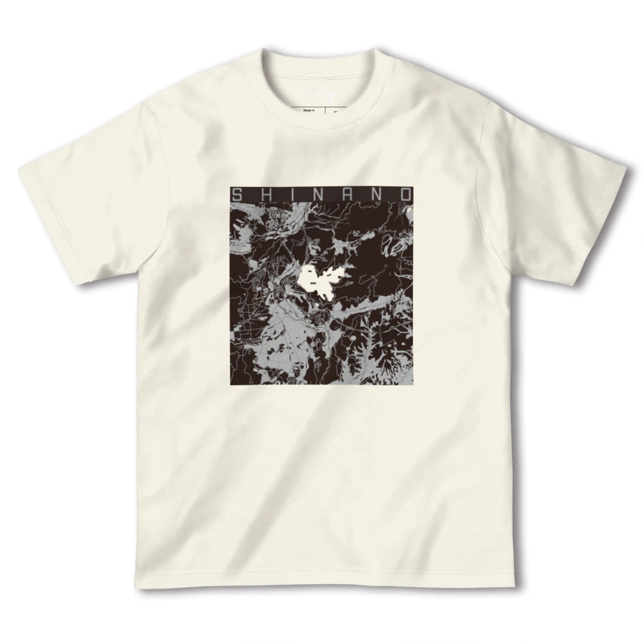 【信濃(長野県)】地図柄ヘビーウェイトTシャツ