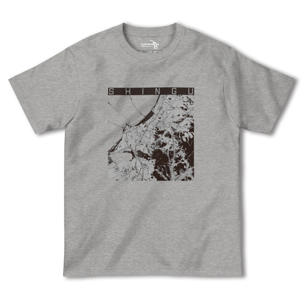 【新宮(福岡県)】地図柄ヘビーウェイトTシャツ