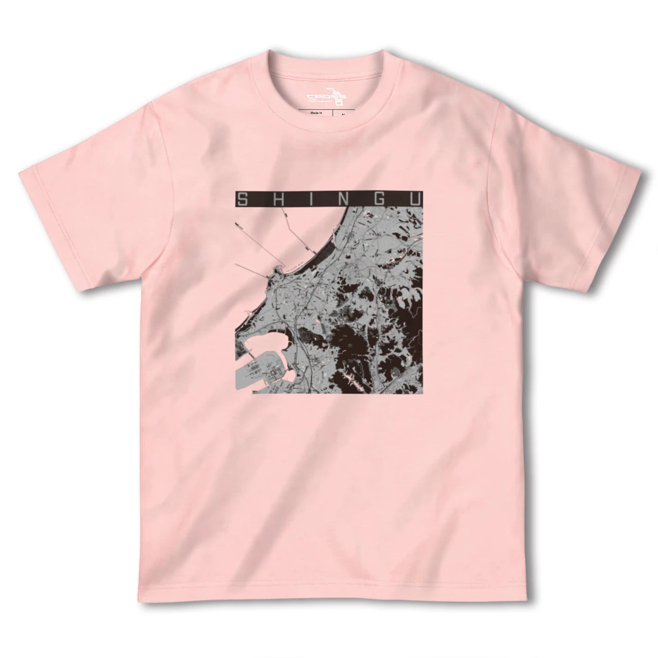 【新宮(福岡県)】地図柄ヘビーウェイトTシャツ