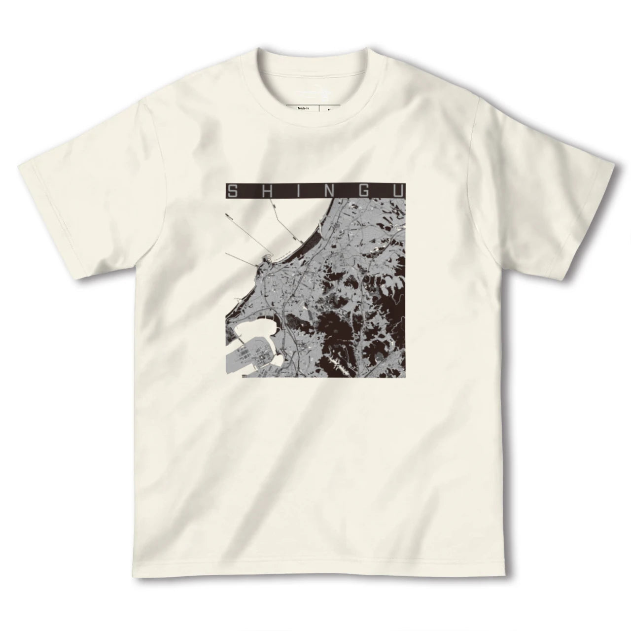 【新宮(福岡県)】地図柄ヘビーウェイトTシャツ