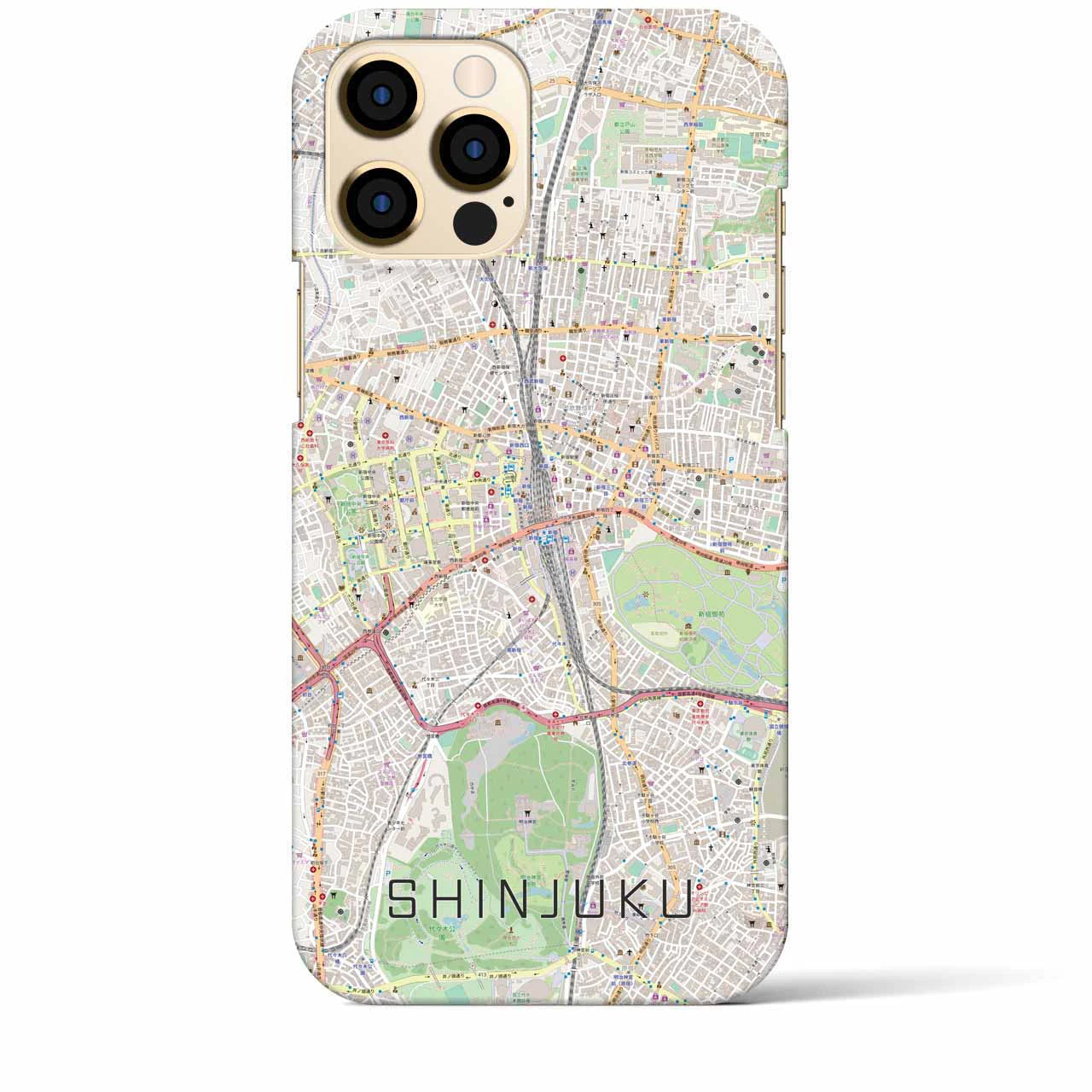 【新宿(東京都)】地図柄iPhoneケース(バックカバータイプ)
