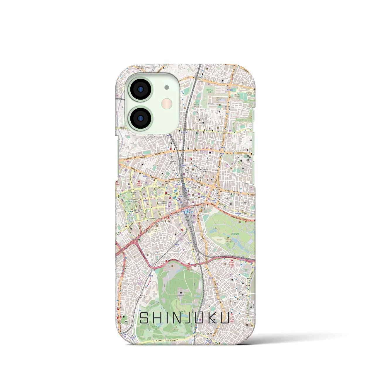 【新宿(東京都)】地図柄iPhoneケース(バックカバータイプ)