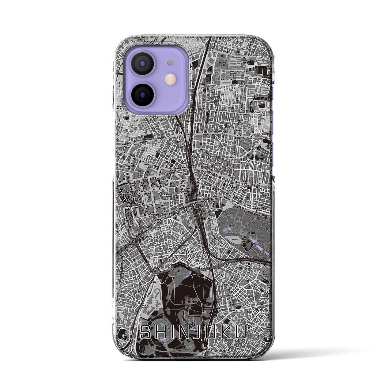 【新宿(東京都)】地図柄iPhoneケース(クリアタイプ)