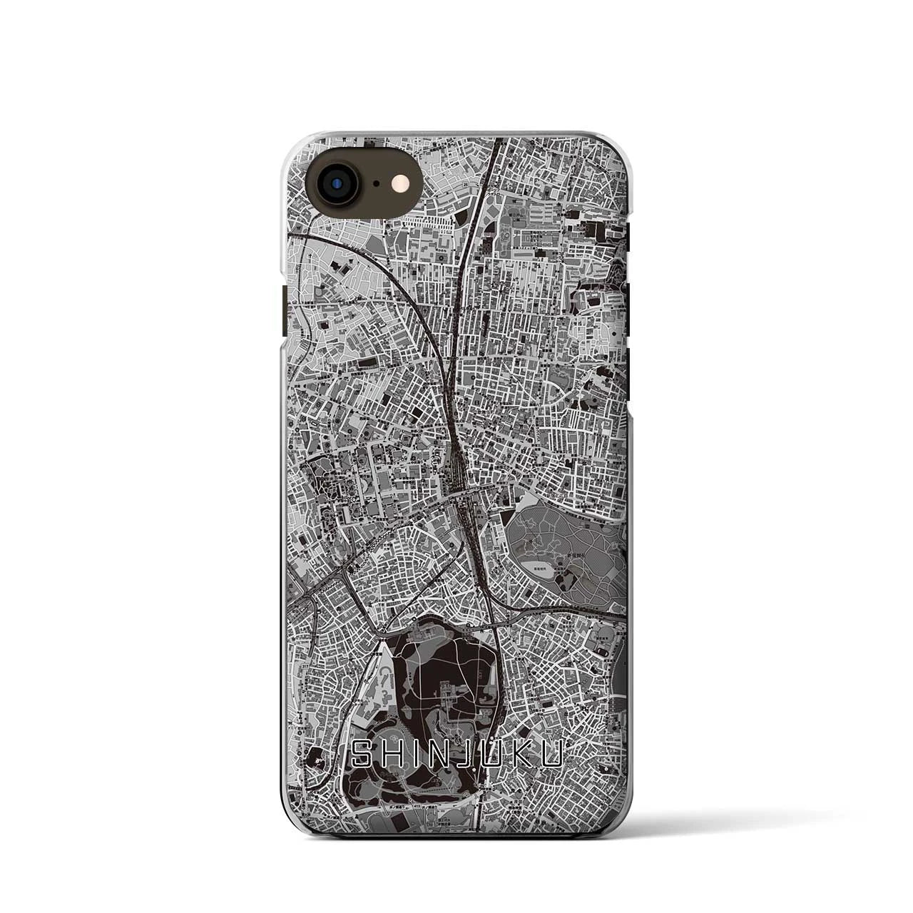 【新宿(東京都)】地図柄iPhoneケース(クリアタイプ)