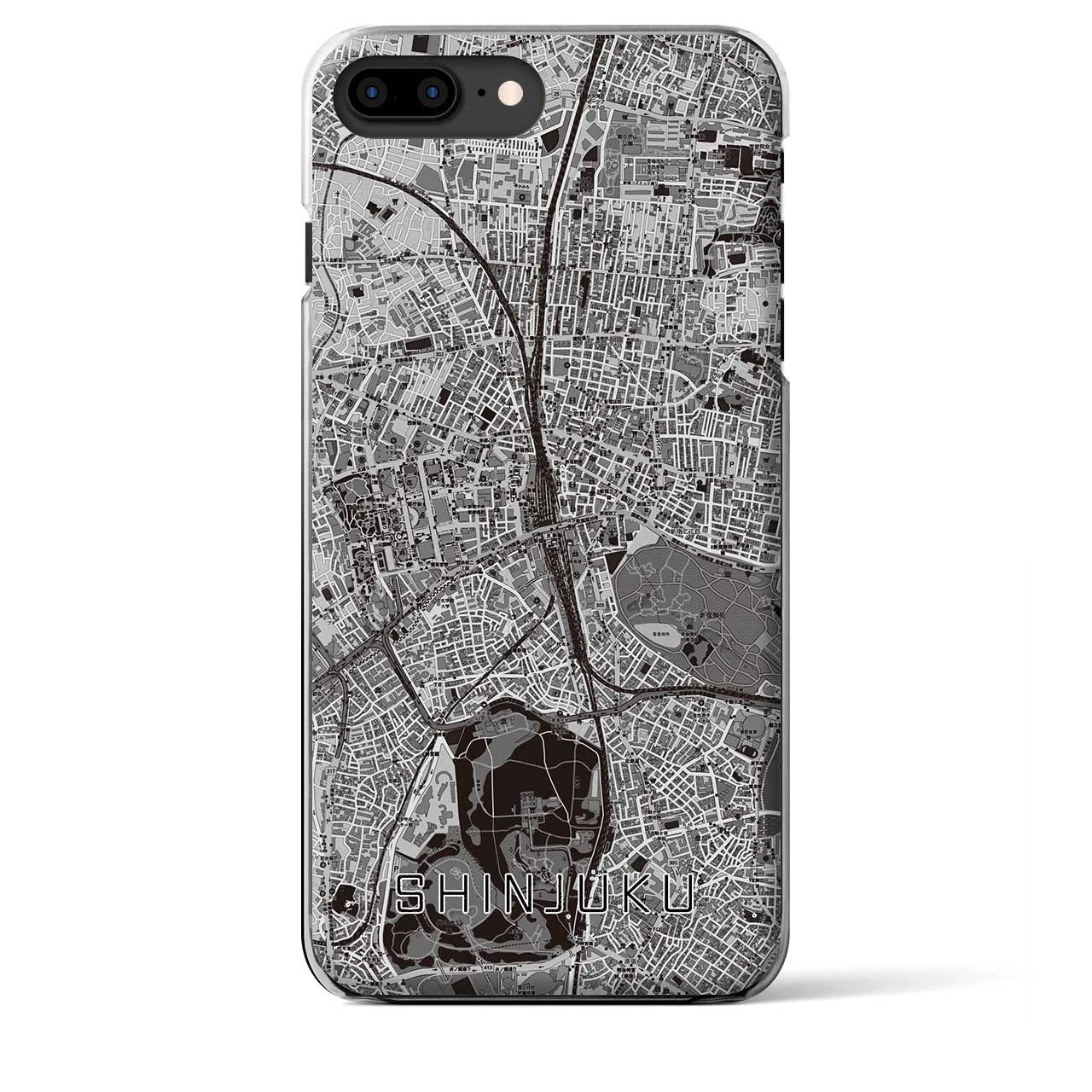 【新宿(東京都)】地図柄iPhoneケース(クリアタイプ)