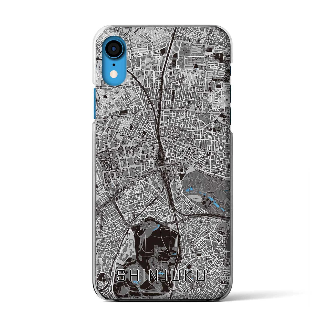 【新宿(東京都)】地図柄iPhoneケース(クリアタイプ)