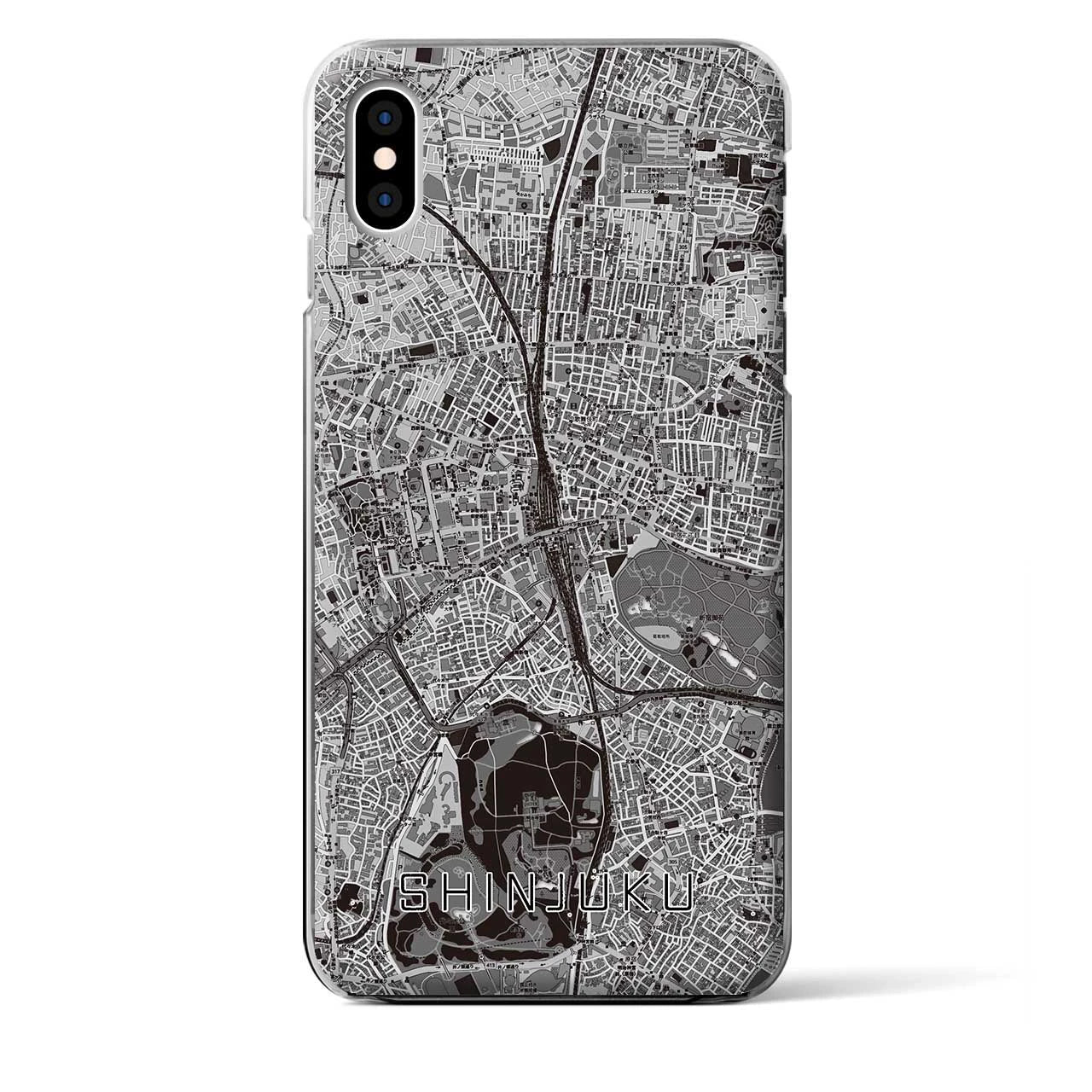 【新宿(東京都)】地図柄iPhoneケース(クリアタイプ)