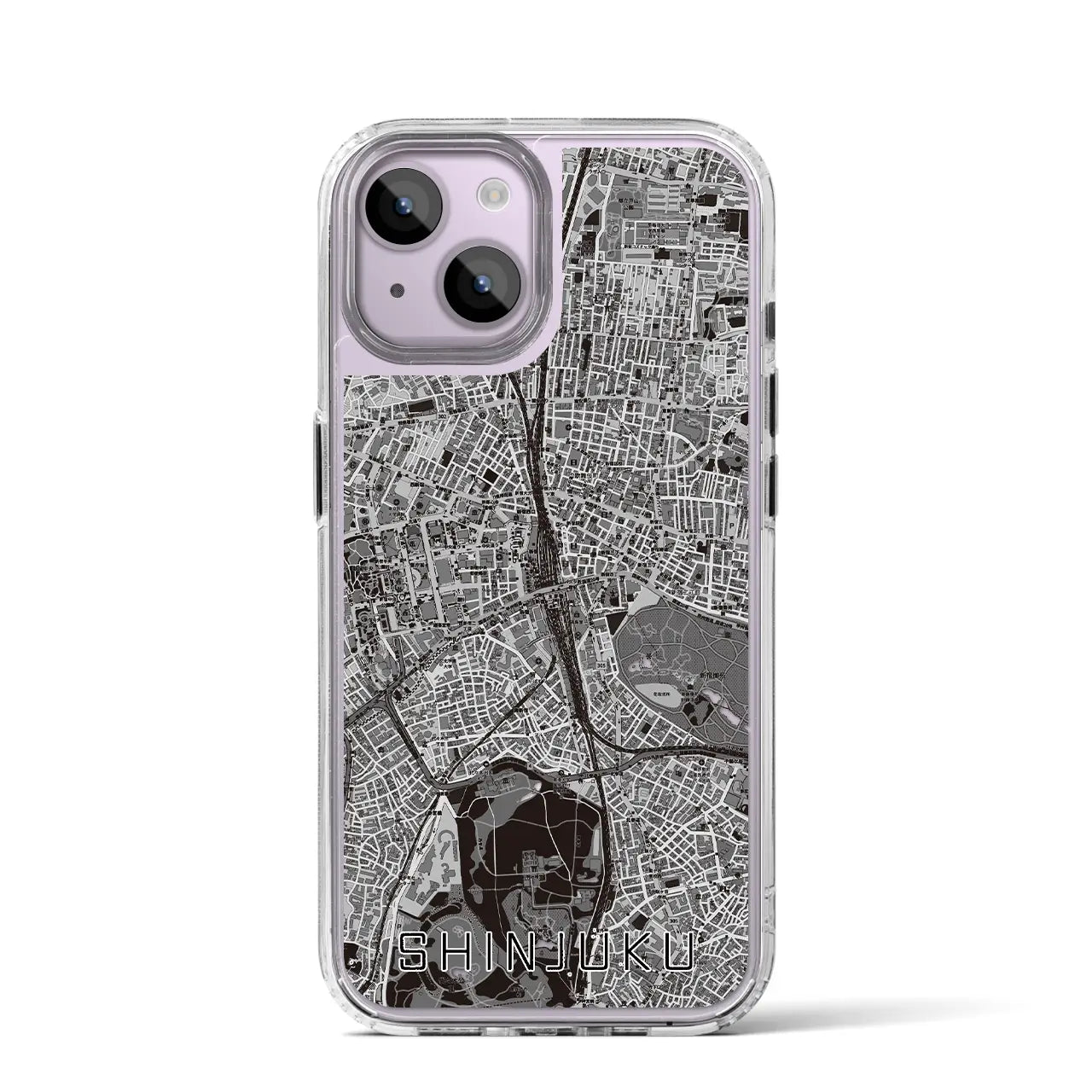 【新宿(東京都)】地図柄iPhoneケース(MagSafeタイプ)