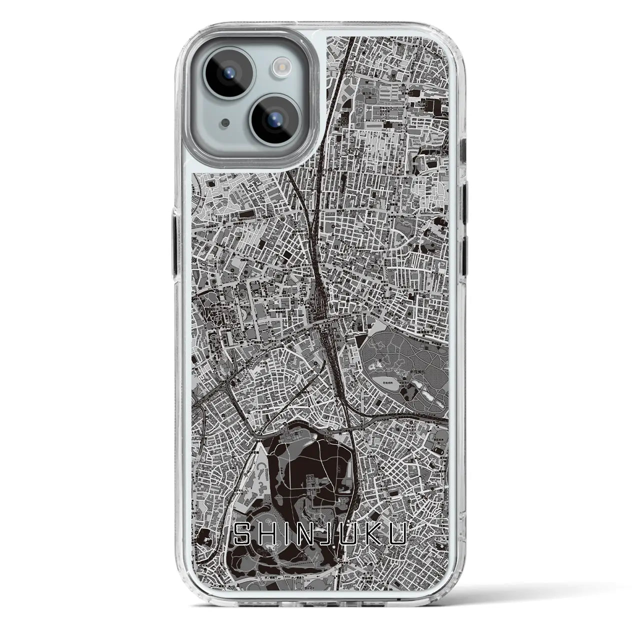 【新宿(東京都)】地図柄iPhoneケース(MagSafeタイプ)