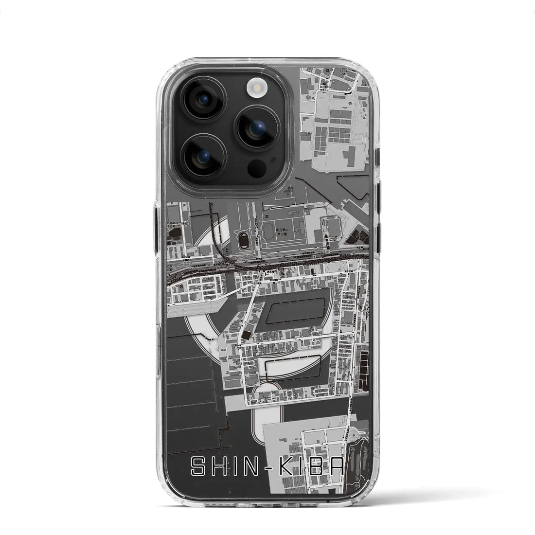 【新木場(東京都)】地図柄iPhoneケース(MagSafeタイプ)