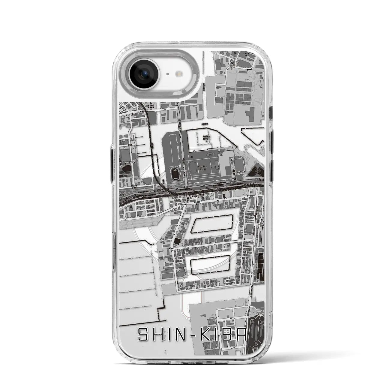 【新木場(東京都)】地図柄iPhoneケース(MagSafeタイプ)