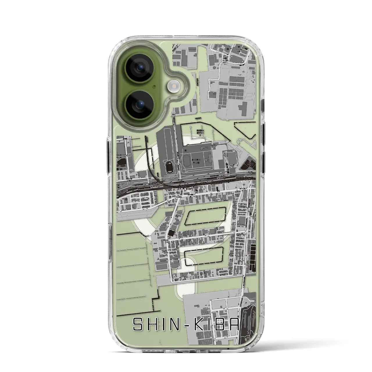 【新木場(東京都)】地図柄iPhoneケース(MagSafeタイプ)