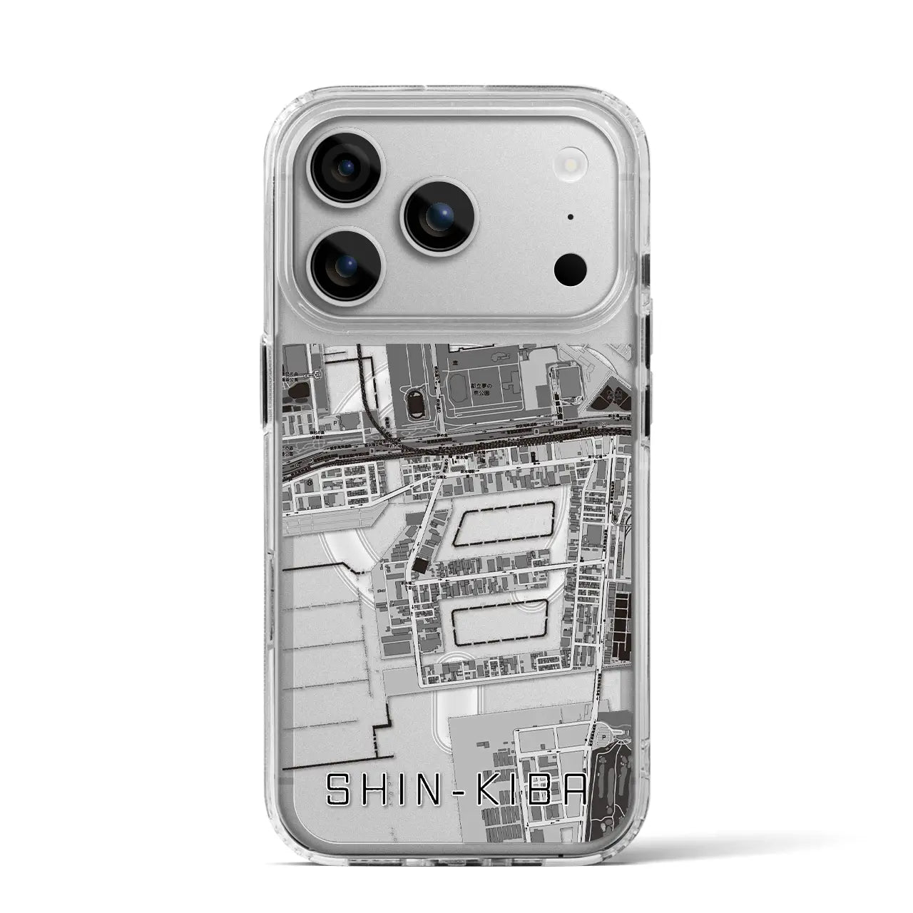 【新木場(東京都)】地図柄iPhoneケース(MagSafeタイプ)