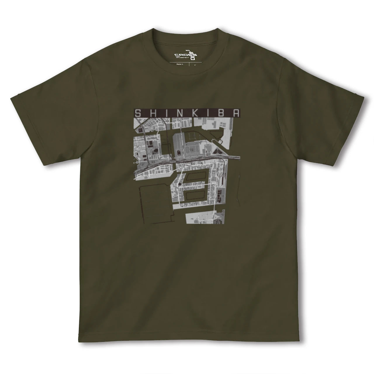 【新木場(東京都)】地図柄ヘビーウェイトTシャツ