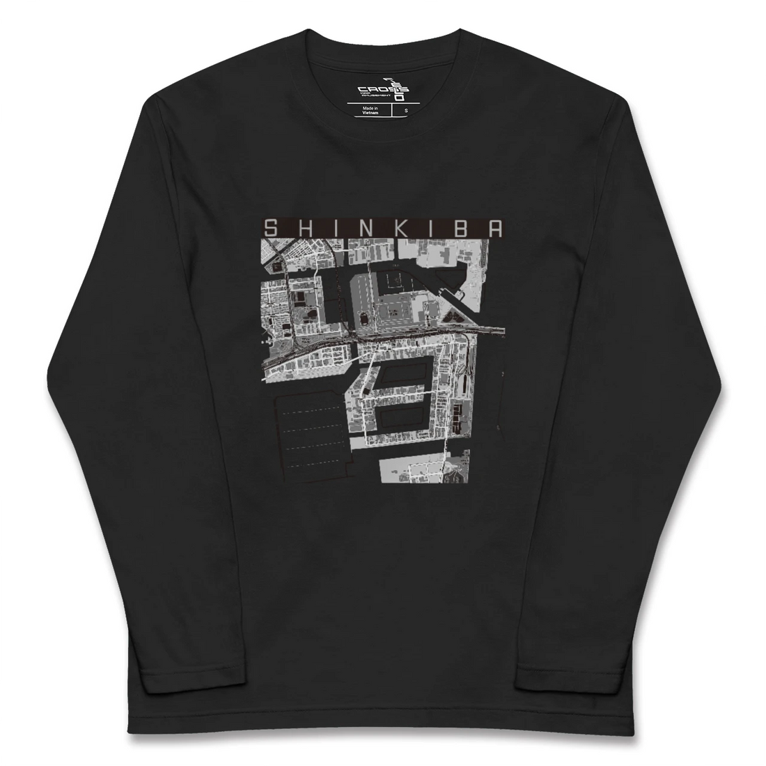 【新木場(東京都)】地図柄ロングスリーブTシャツ
