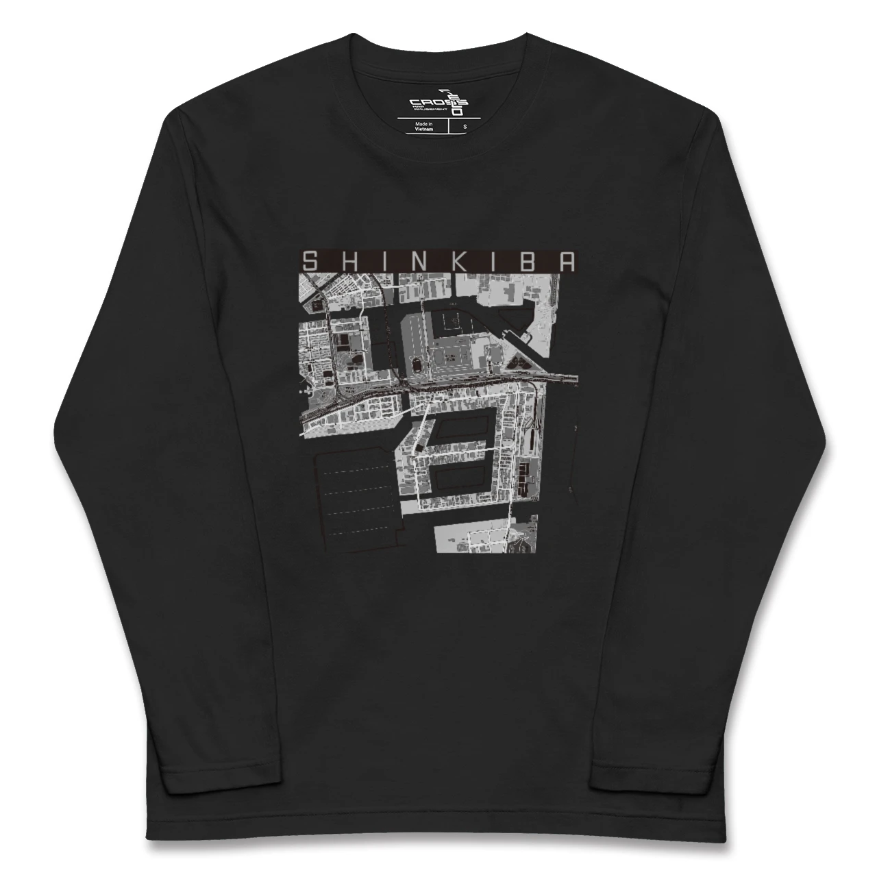 【新木場(東京都)】地図柄ロングスリーブTシャツ