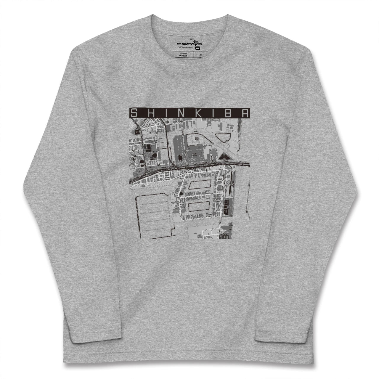 【新木場(東京都)】地図柄ロングスリーブTシャツ