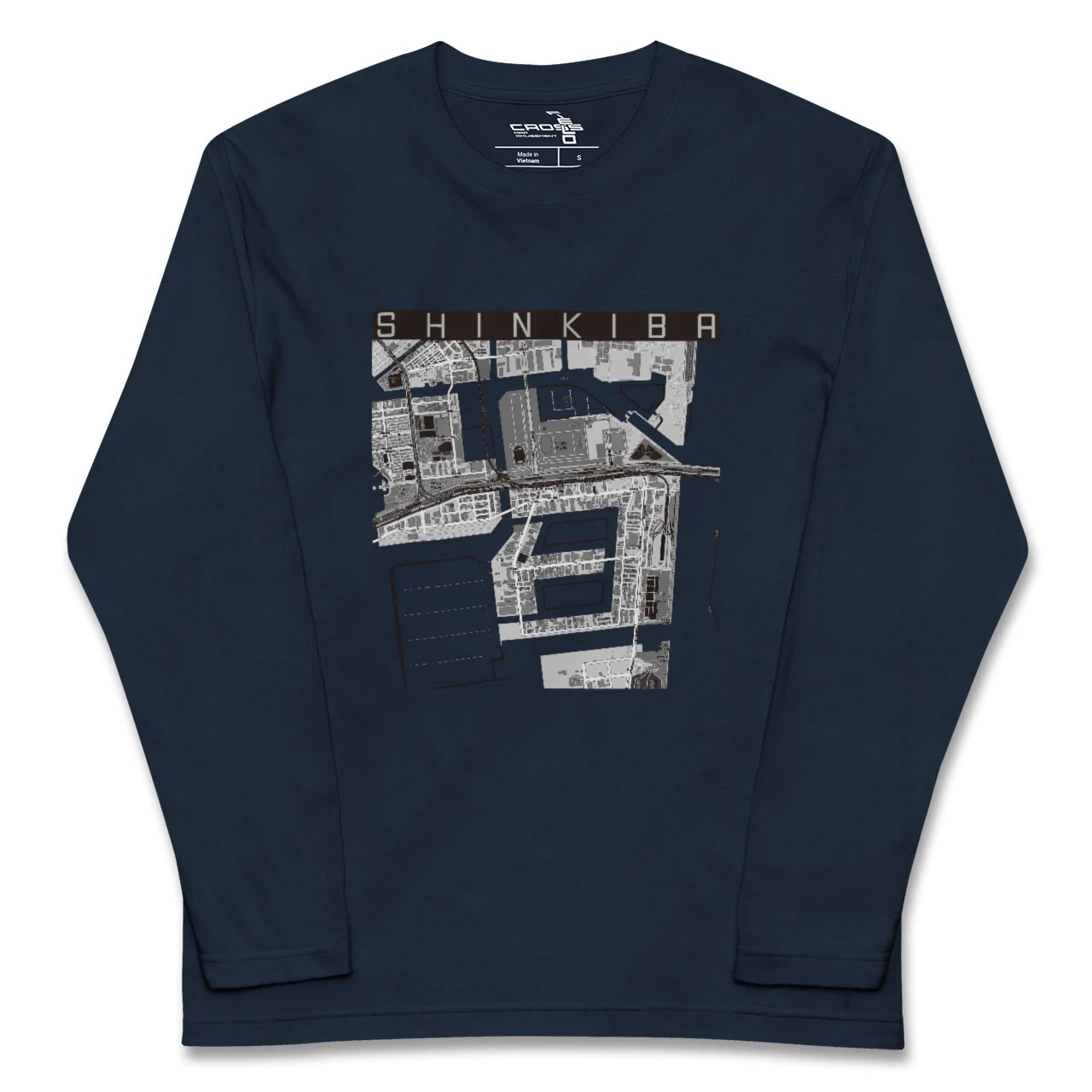 【新木場(東京都)】地図柄ロングスリーブTシャツ