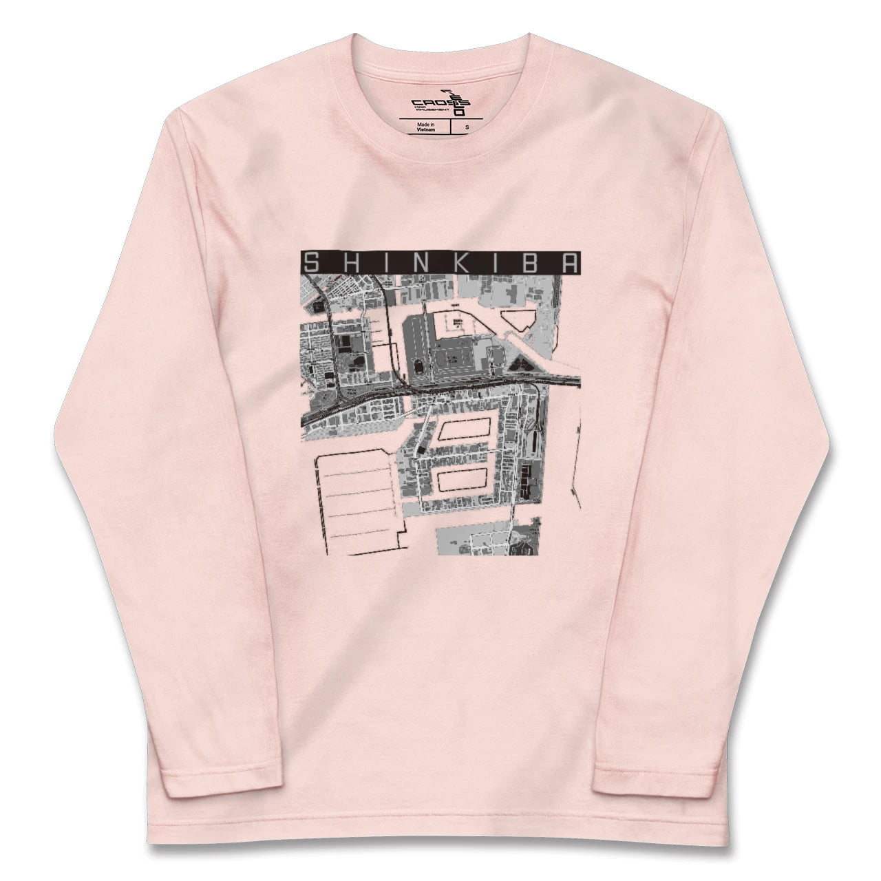 【新木場(東京都)】地図柄ロングスリーブTシャツ