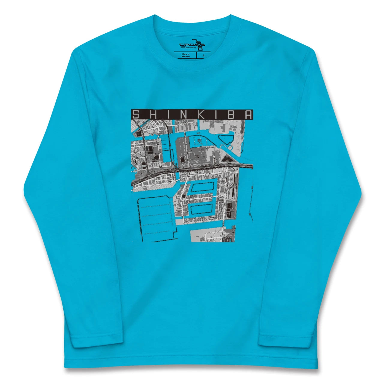 【新木場(東京都)】地図柄ロングスリーブTシャツ