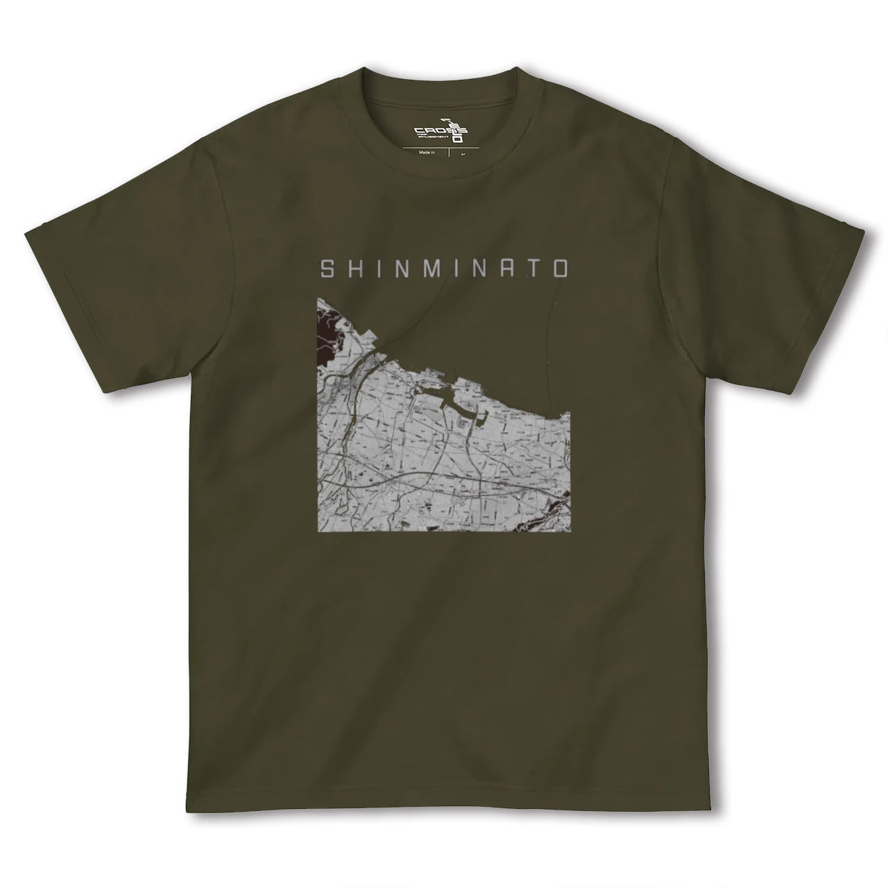 【新湊(富山県)】地図柄ヘビーウェイトTシャツ
