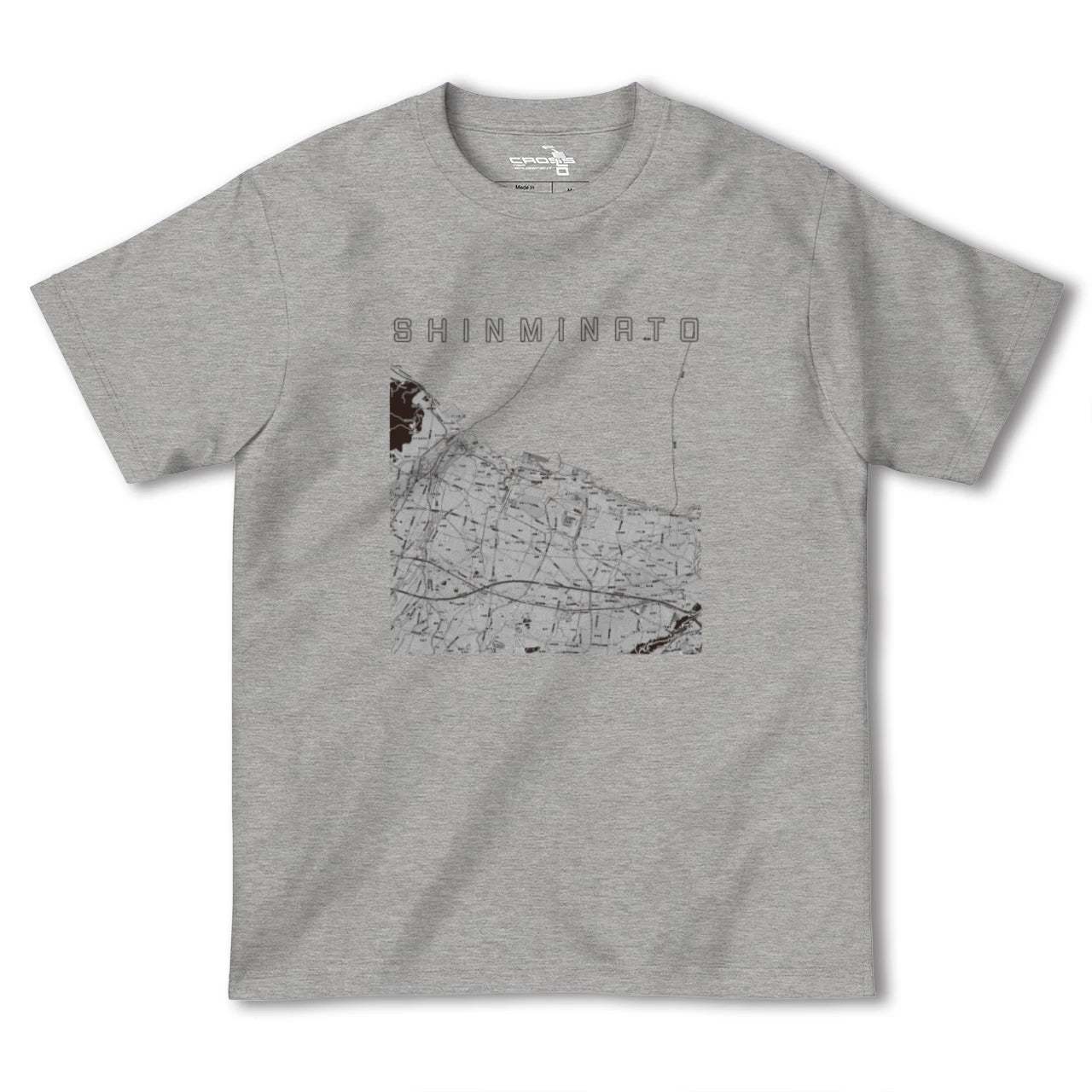 【新湊(富山県)】地図柄ヘビーウェイトTシャツ