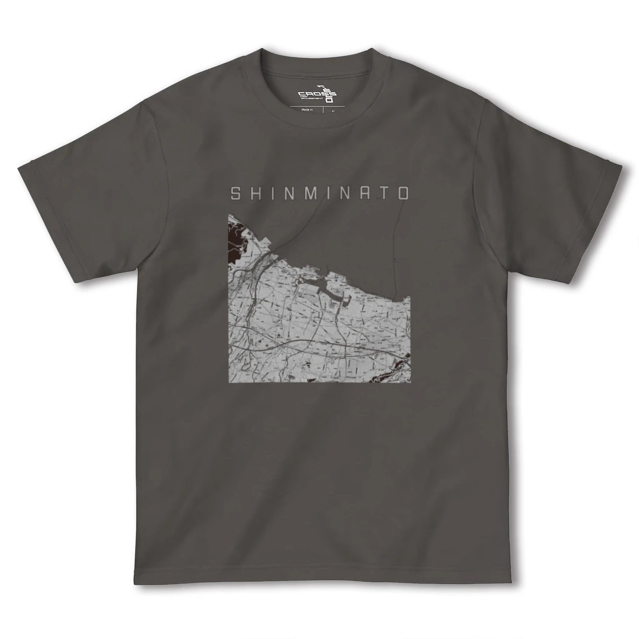 【新湊(富山県)】地図柄ヘビーウェイトTシャツ