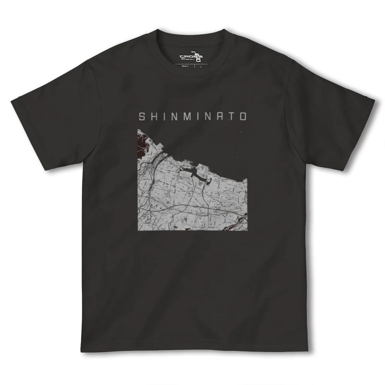 【新湊(富山県)】地図柄ヘビーウェイトTシャツ
