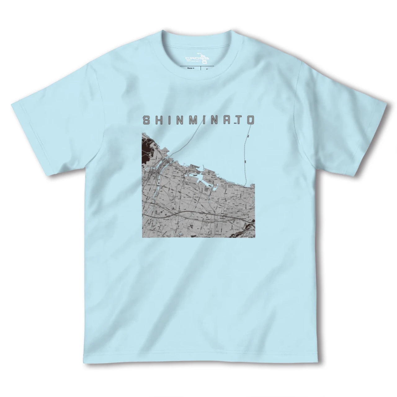 【新湊(富山県)】地図柄ヘビーウェイトTシャツ