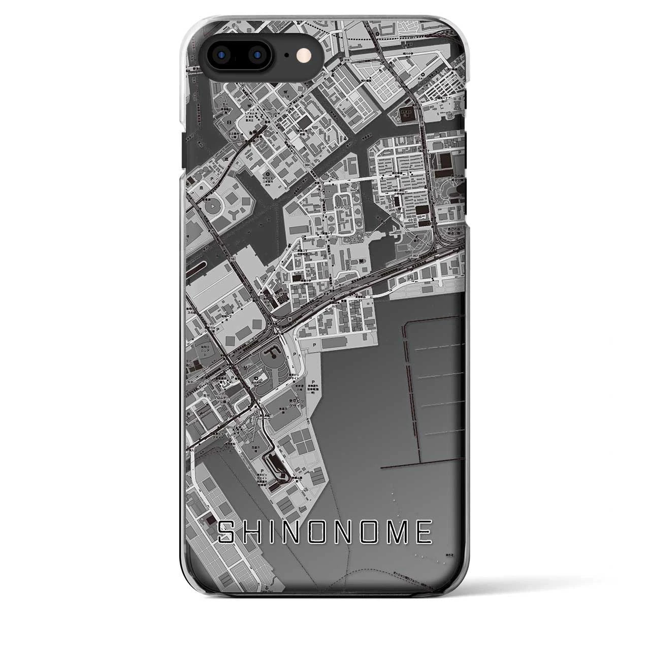 【東雲(東京都)】地図柄iPhoneケース(クリアタイプ)