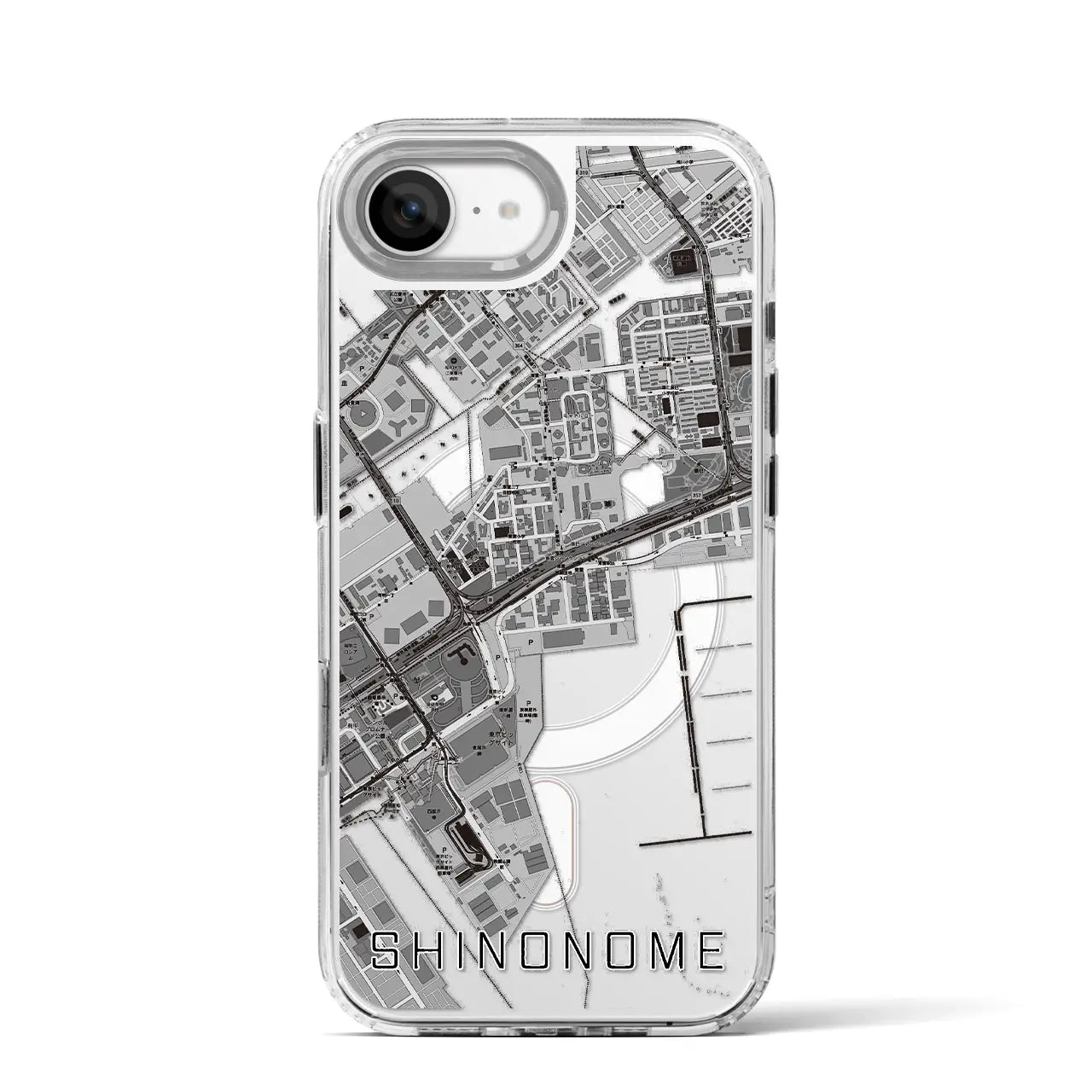【東雲(東京都)】地図柄iPhoneケース(MagSafeタイプ)