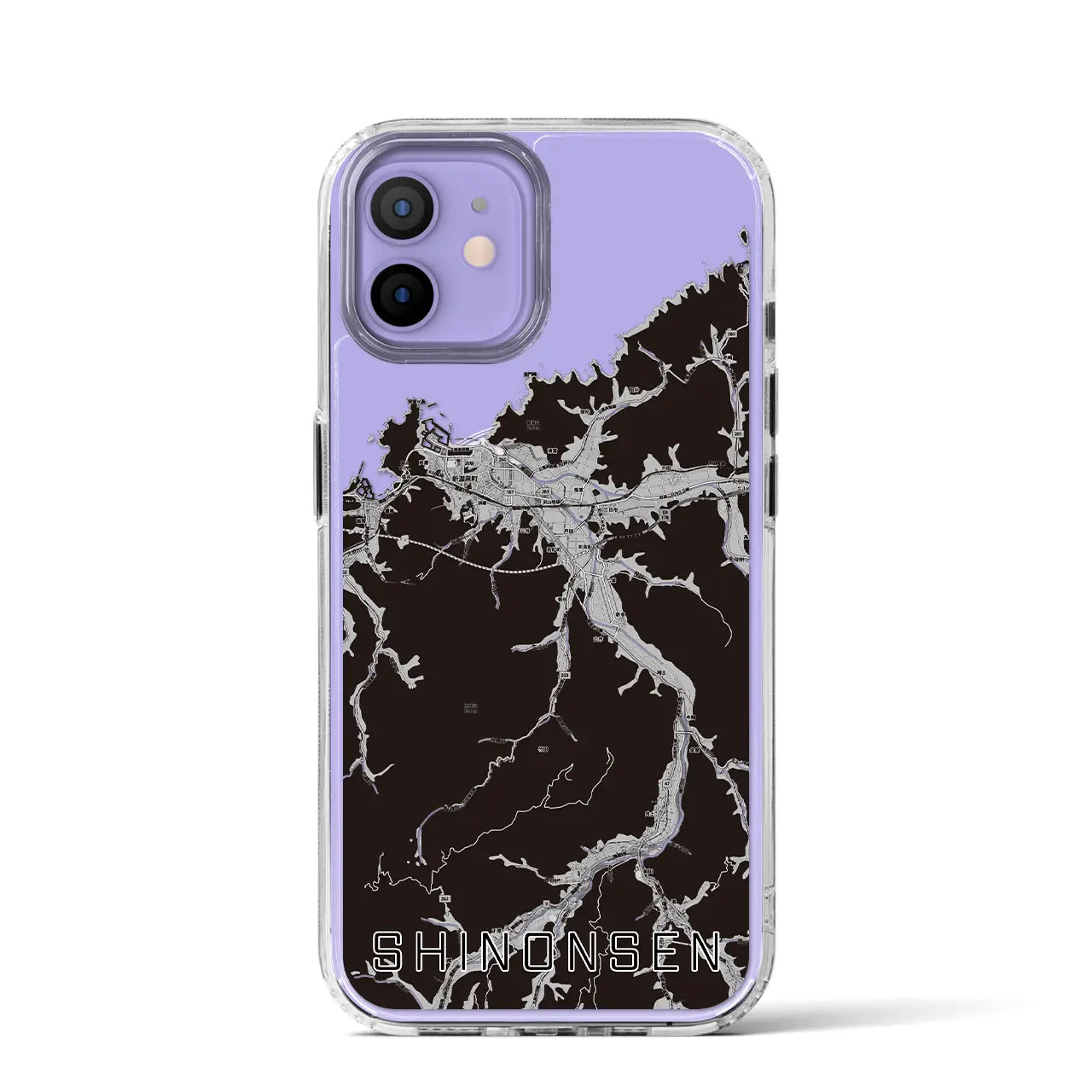 【新温泉(兵庫県)】地図柄iPhoneケース(MagSafeタイプ)