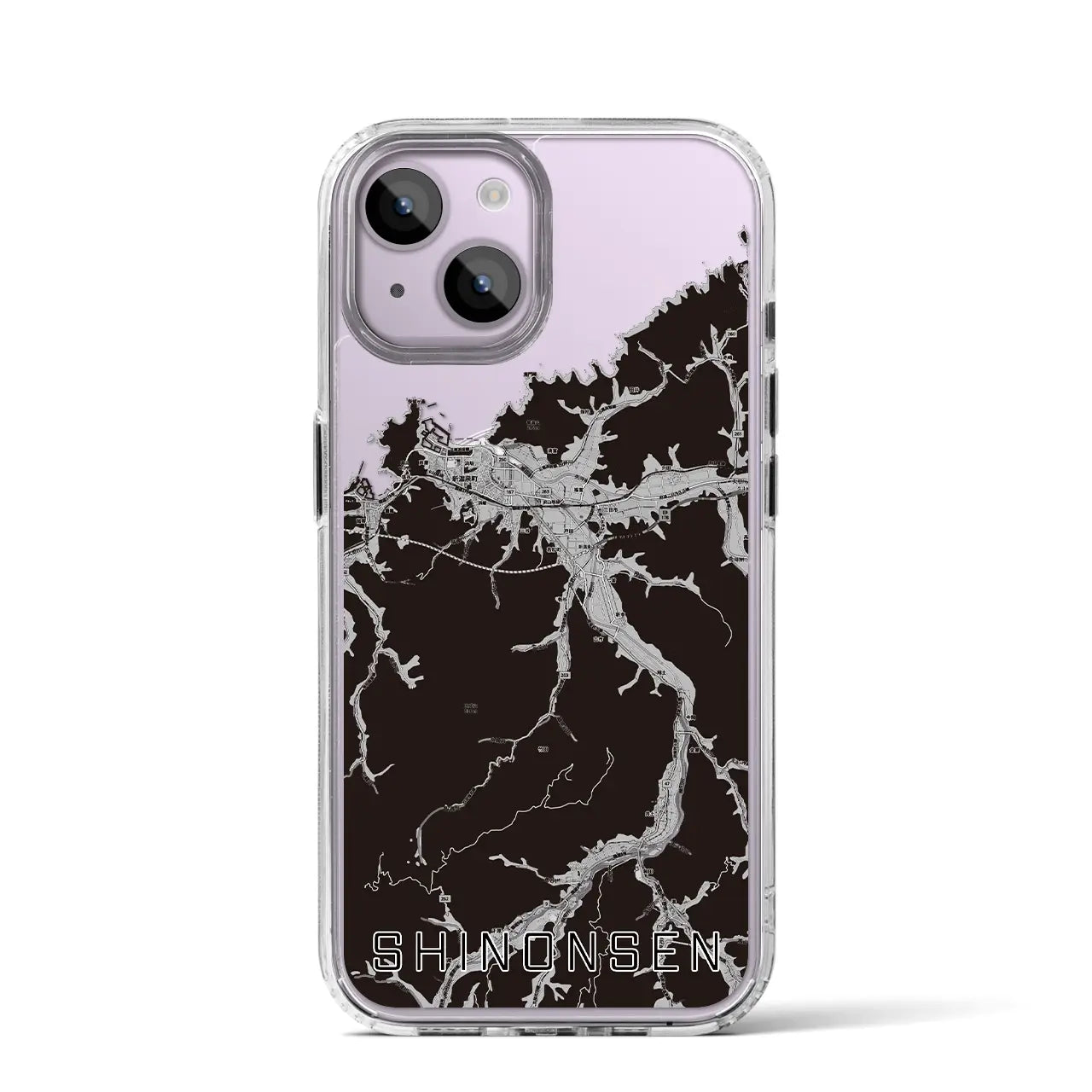 【新温泉(兵庫県)】地図柄iPhoneケース(MagSafeタイプ)