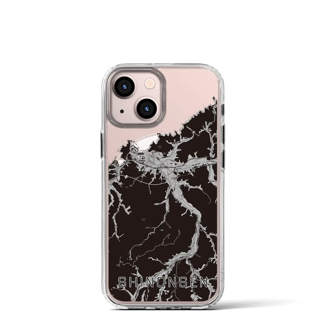 【新温泉(兵庫県)】地図柄iPhoneケース(MagSafeタイプ)