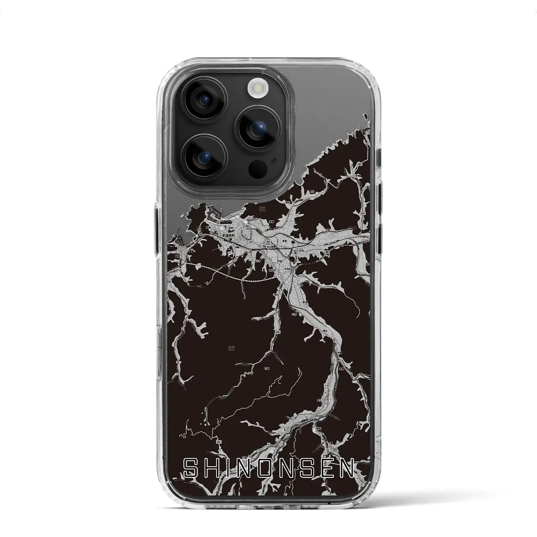 【新温泉(兵庫県)】地図柄iPhoneケース(MagSafeタイプ)