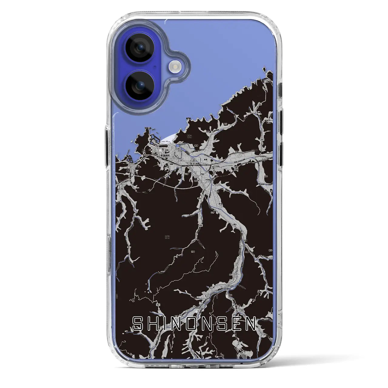 【新温泉(兵庫県)】地図柄iPhoneケース(MagSafeタイプ)