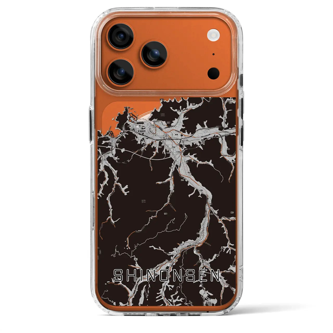 【新温泉(兵庫県)】地図柄iPhoneケース(MagSafeタイプ)