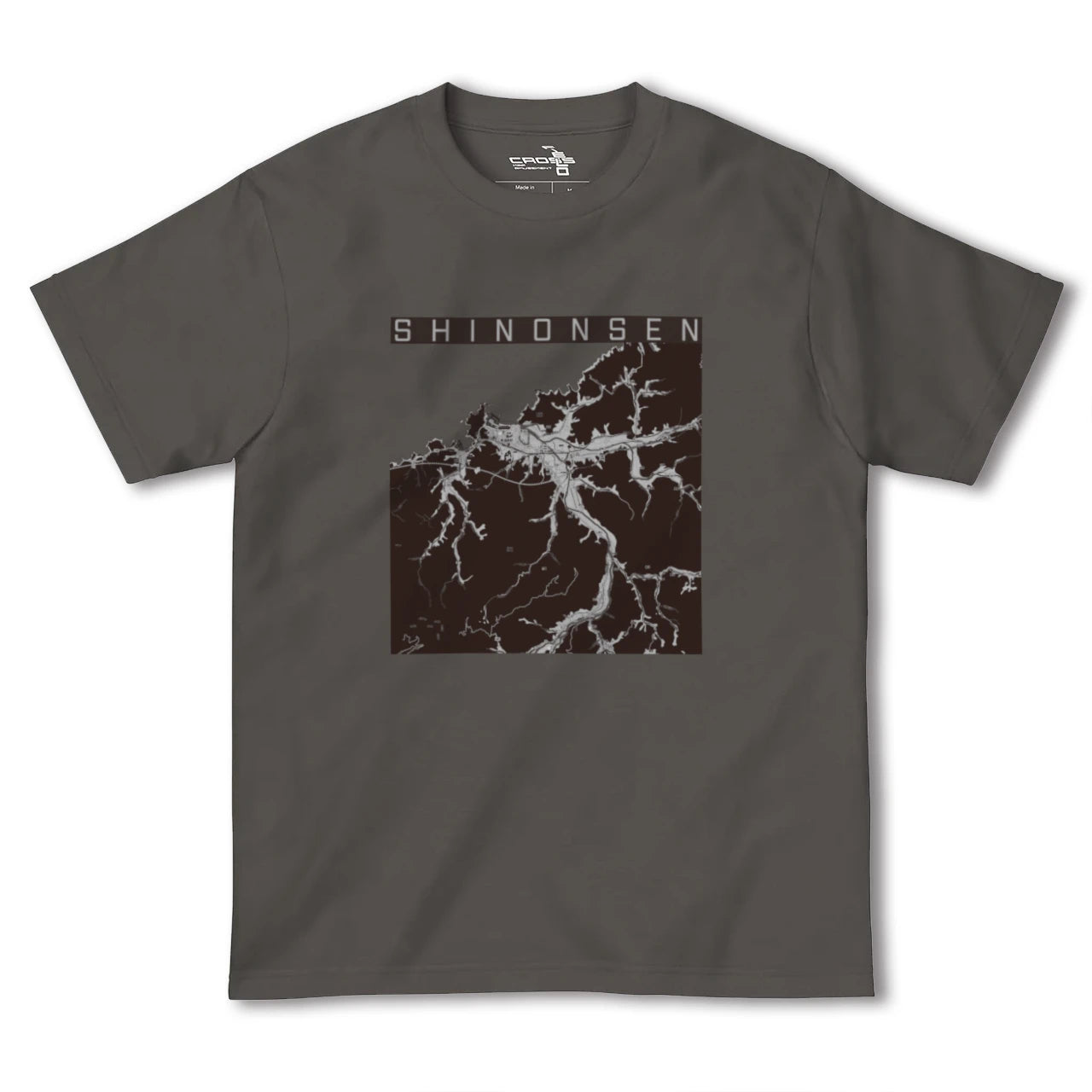 【新温泉(兵庫県)】地図柄ヘビーウェイトTシャツ