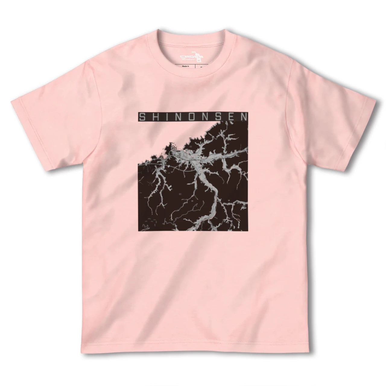 【新温泉(兵庫県)】地図柄ヘビーウェイトTシャツ