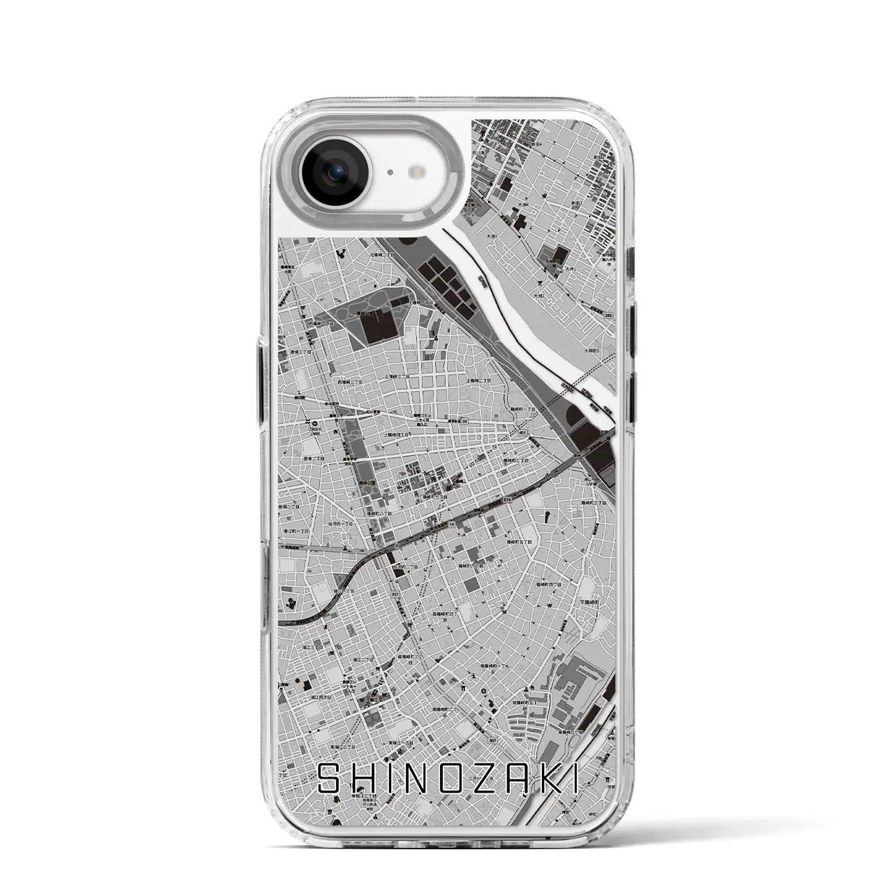 【篠崎(東京都)】地図柄iPhoneケース(MagSafeタイプ)