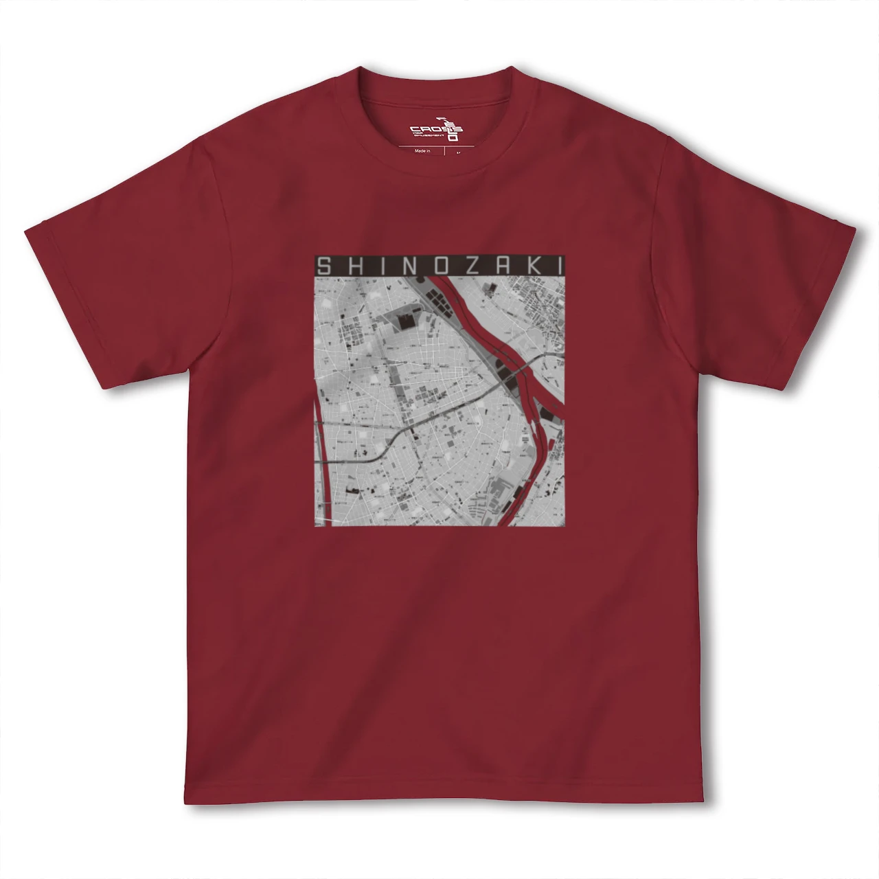 【篠崎(東京都)】地図柄ヘビーウェイトTシャツ