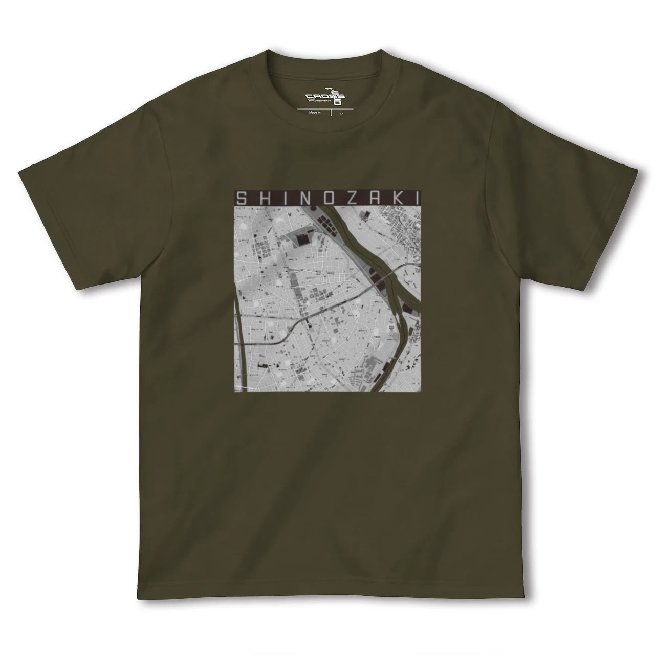 【篠崎(東京都)】地図柄ヘビーウェイトTシャツ